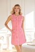 Elvia Tweed Mini Dress