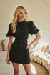 Chelsea Bubble Sleeve Mini Dress