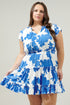 Don't Be Shy Toledo Tiered Mini Dress Curve