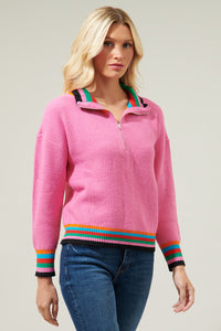 Marriott Rainbow Stripe Long Sleeve Sweater