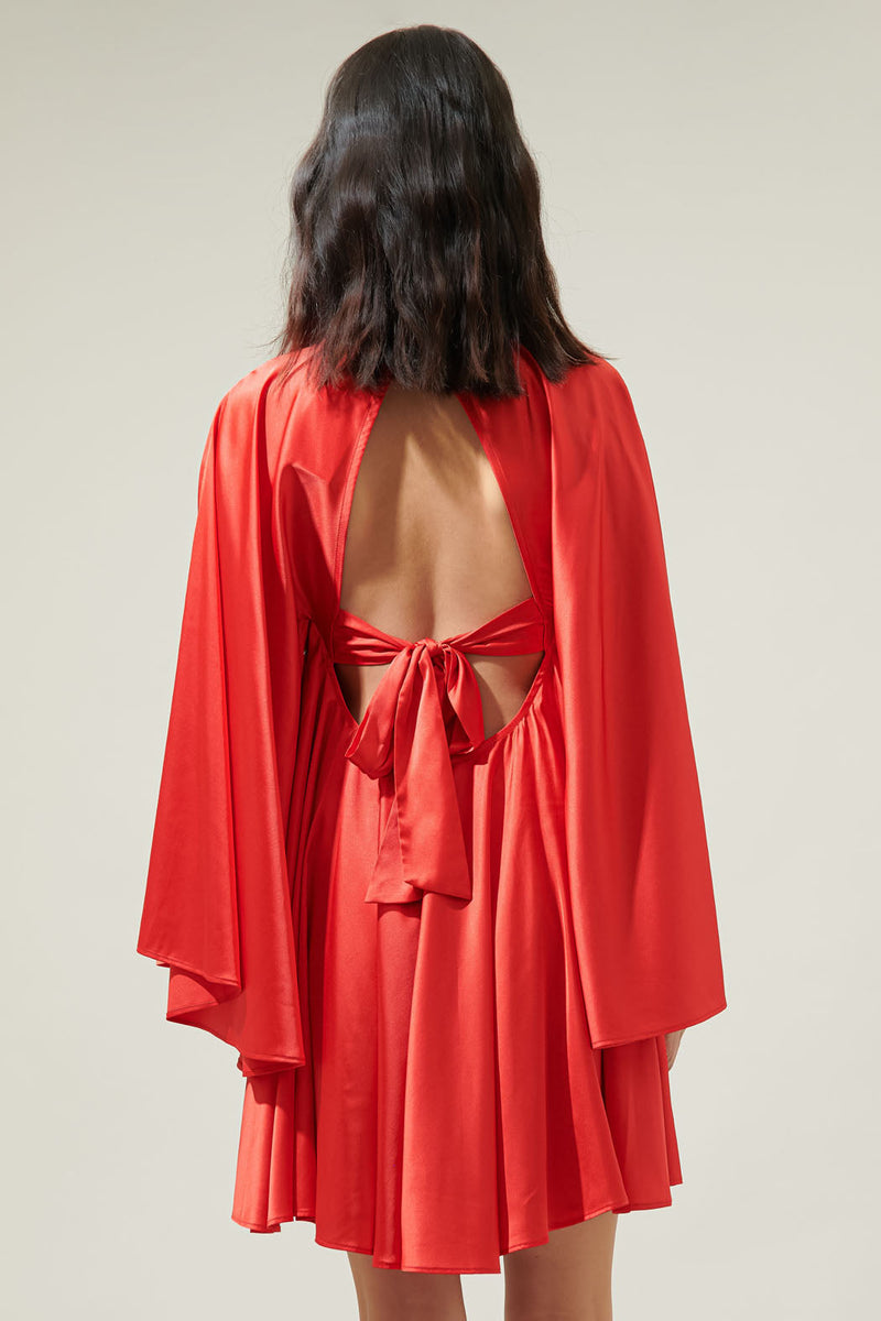 Priella Wing Sleeve Shift Mini Dress – Sugarlips