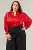 Rodeo Split Neck Blouse Curve