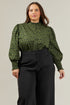 Zinnia Floral Button Down Top Curve
