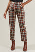 Hen Plaid Cropped Pants