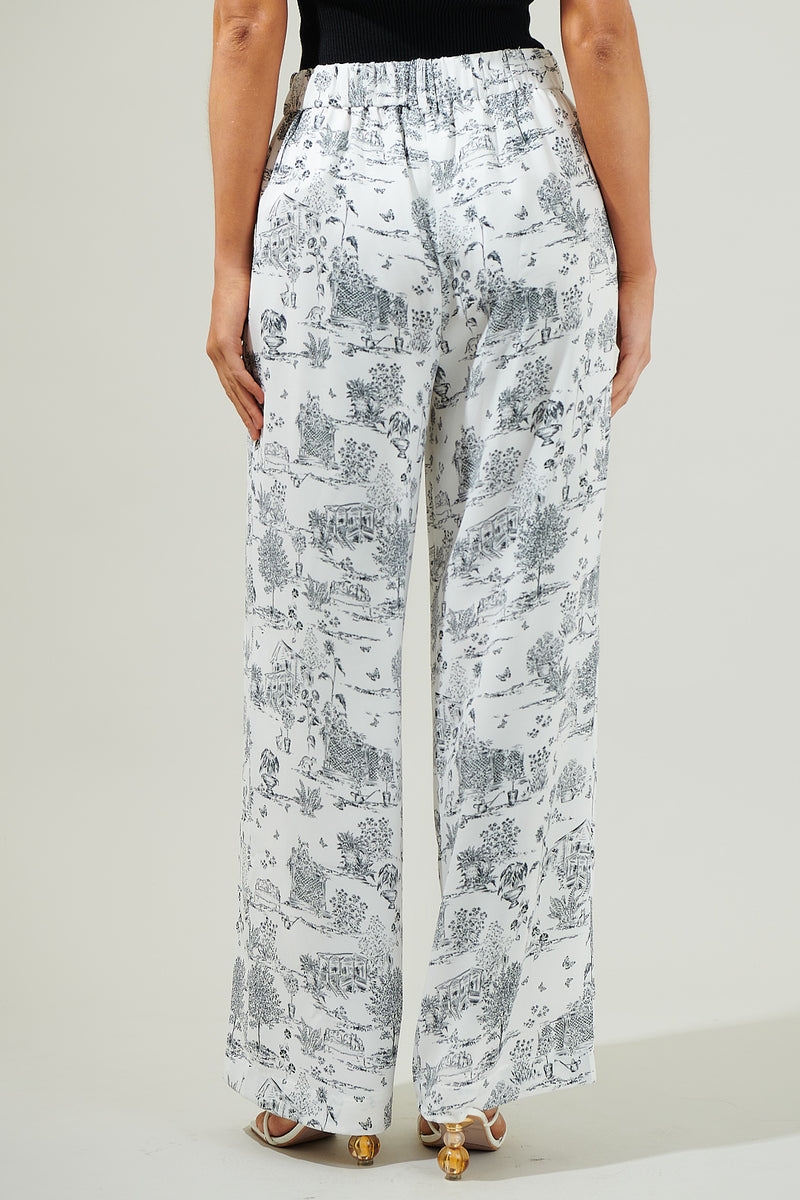 【MODERNIF】Cannes Pigment Wide Pants MODERNIF】Cannes Pigment Wide Pants