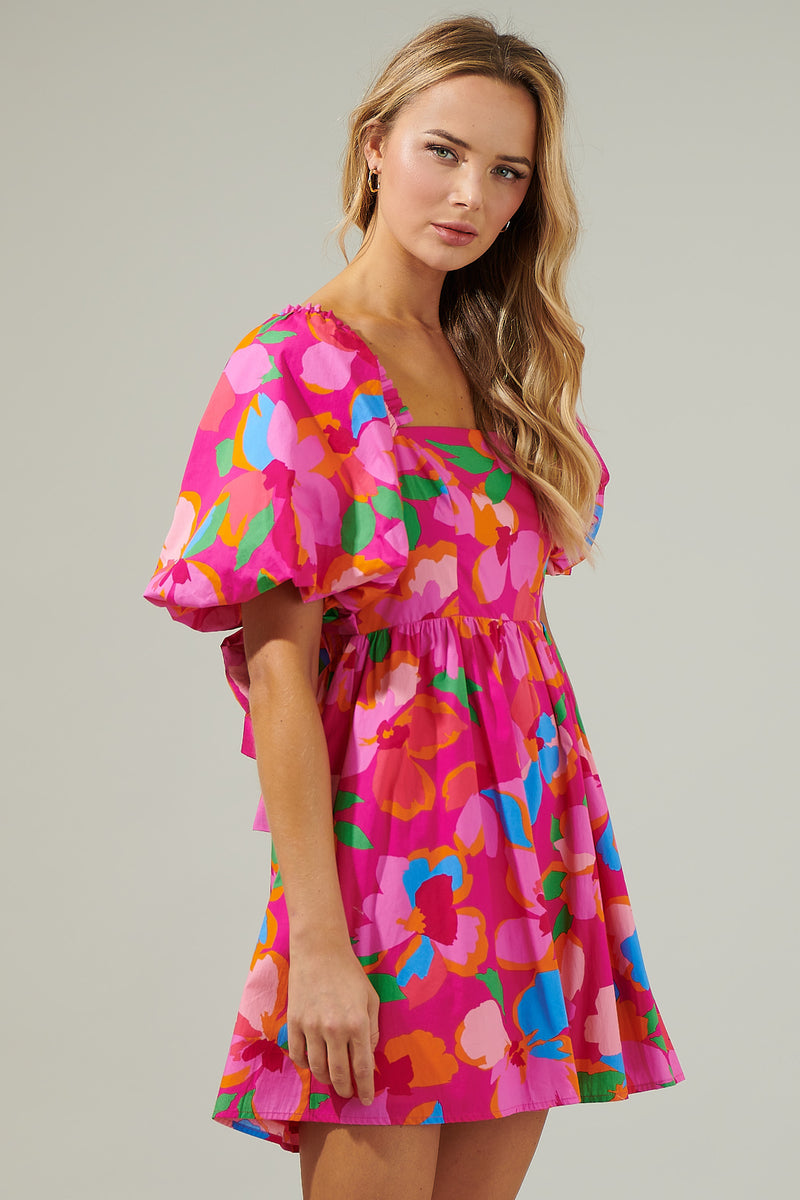 Dahlia Ruffled Short Puff Sleeve
Babydoll Dress main image 1
