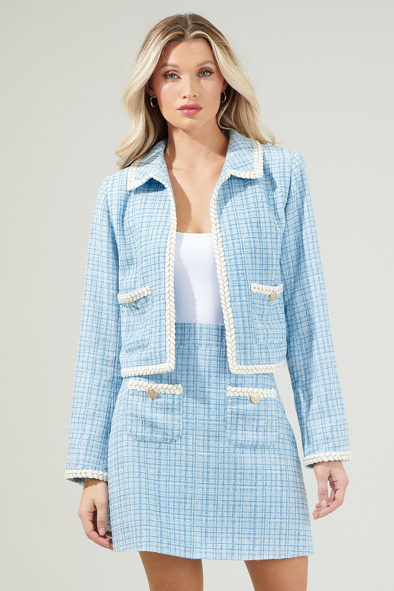Fairy Floss Tweed Blazer – Sugarlips