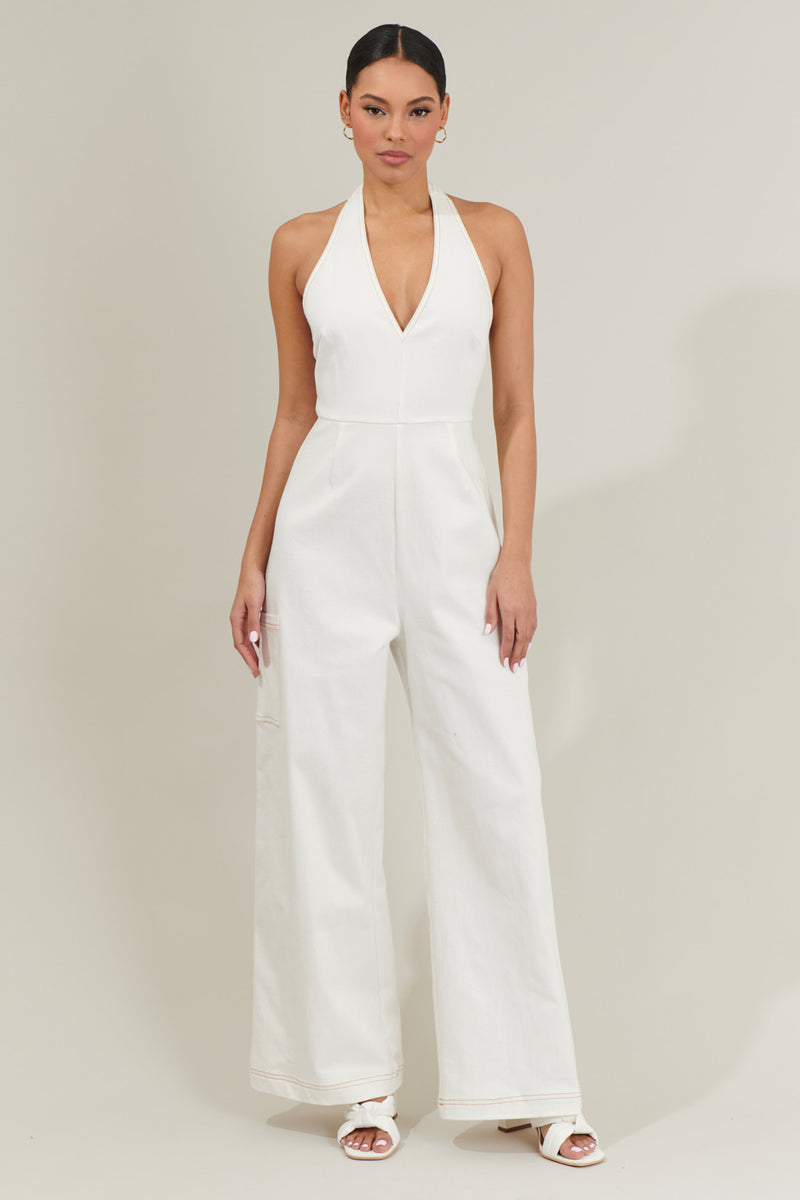 Nixi Halter Neck Jumpsuit – Sugarlips