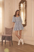 Moonflower Eyelet Evy Sweetheart Mini Dress