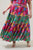 Marina Tropical Tiered Maxi Skirt Curve