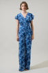 Bary Floral Tiley Wide Leg Jumpsuit