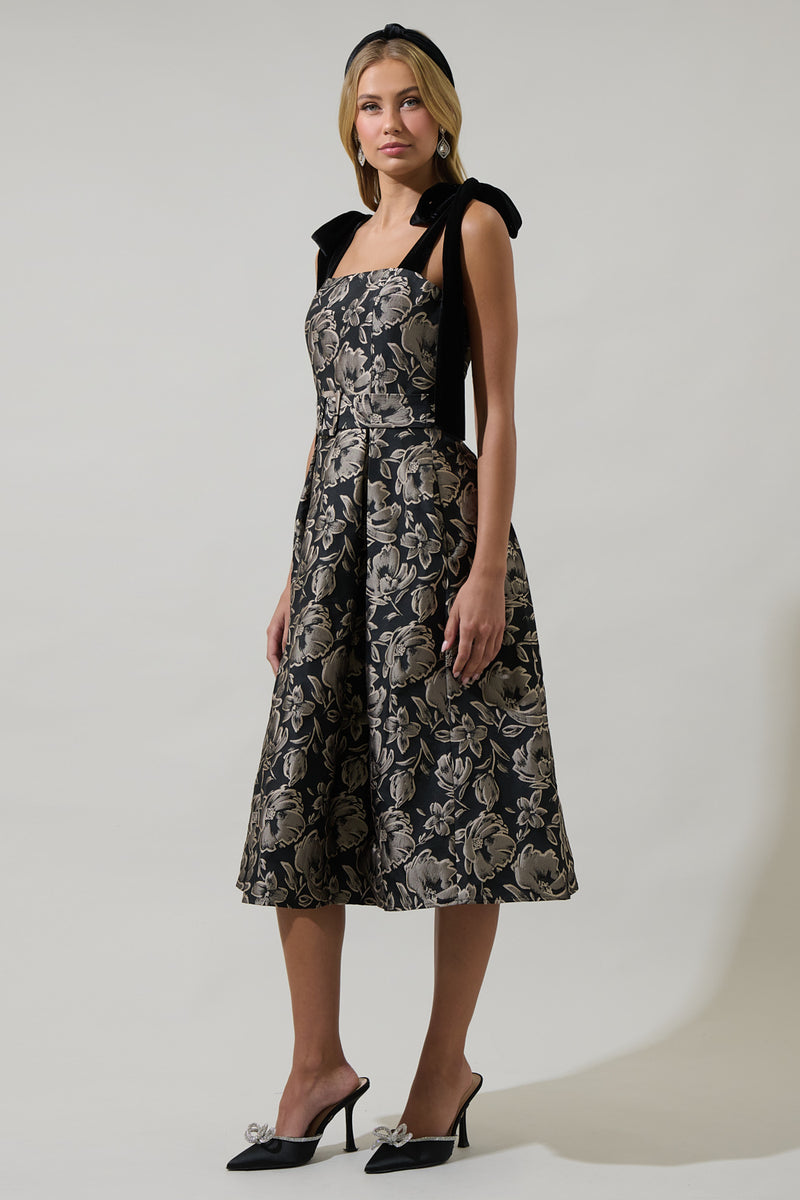 Lyla Floral Collard Dress