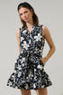 Kianza Floral Simani Shift Mini Dress