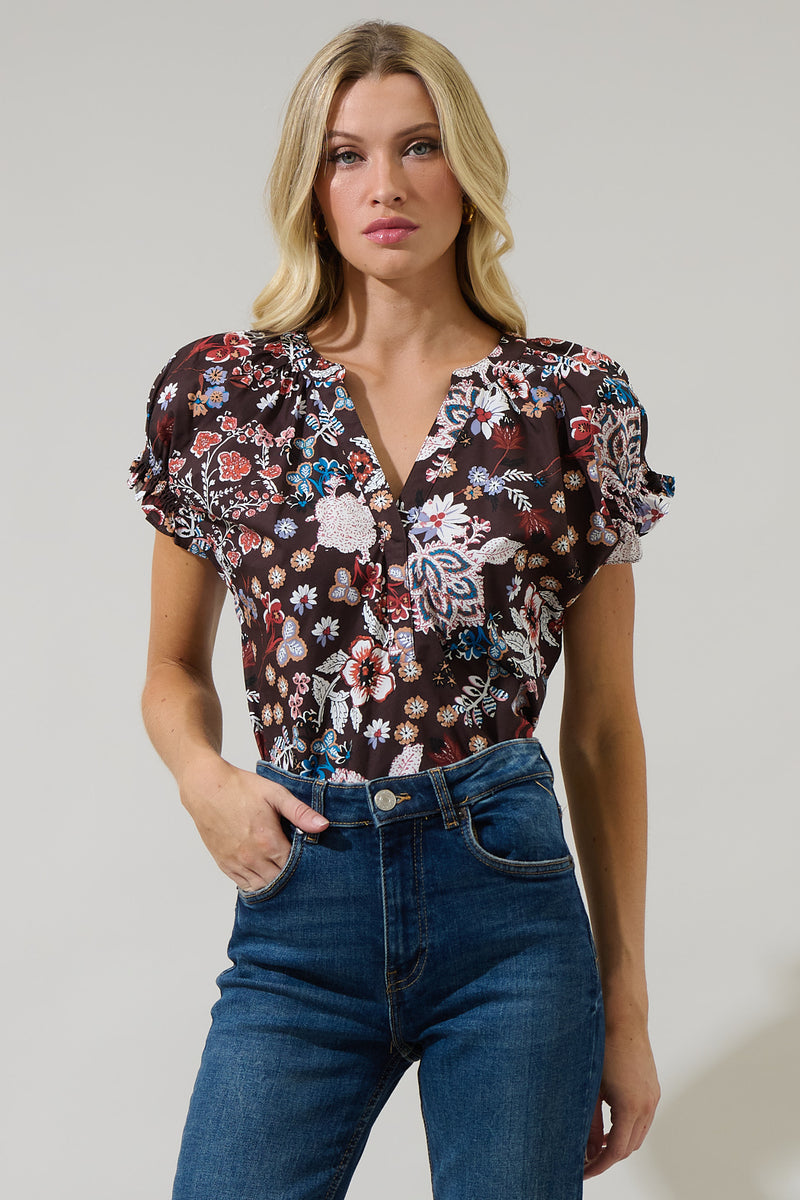 トップス andmary Jemma ribbon tops Jemma ribbon tops