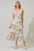 Sommerset Floral Villa Eyelet Midi Dress