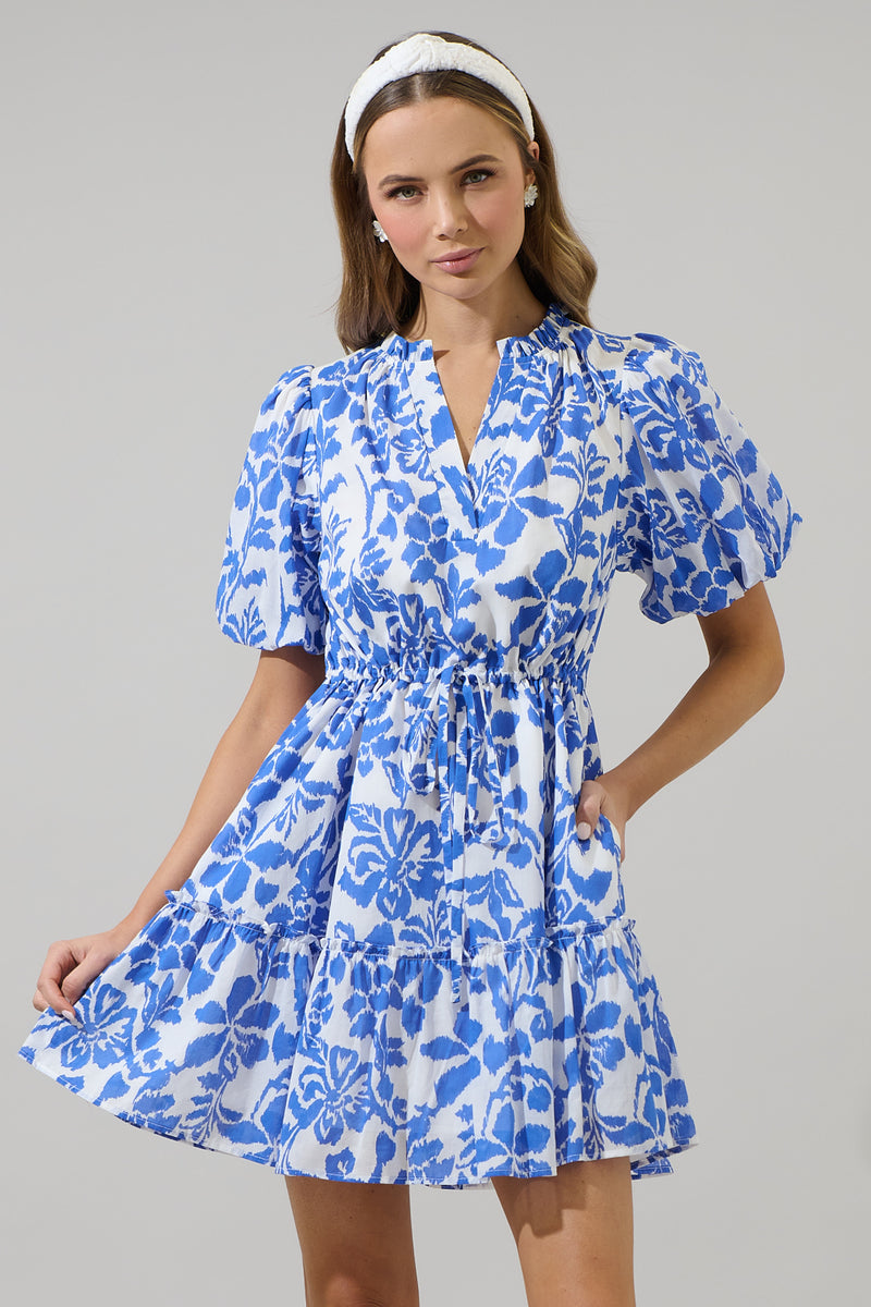 Shia Floral Noella Shift Mini Dress – Sugarlips