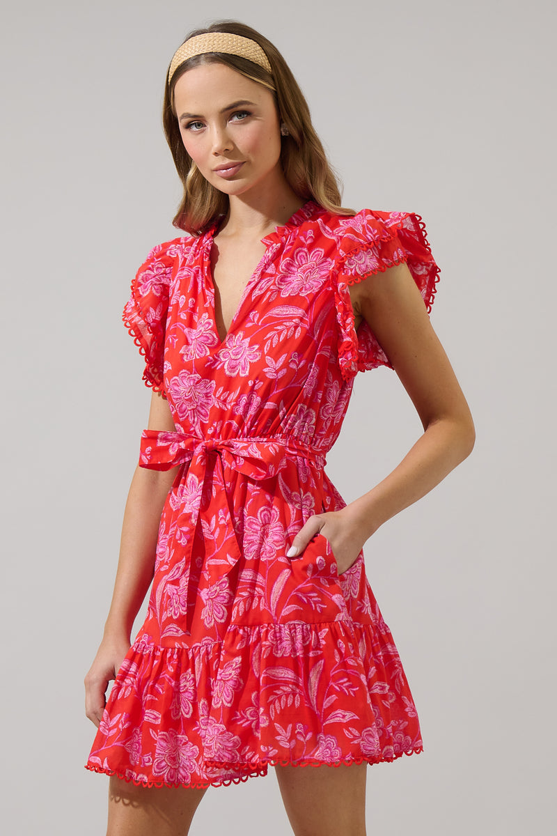 ARIA RUFFLE DRESS