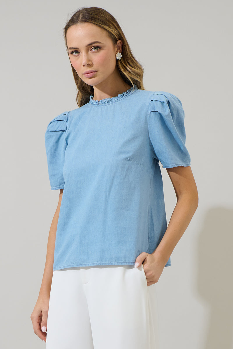 Haysville Veronica Puff Sleeve Blouse – Sugarlips
