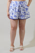 Maeve Floral Zaferia Bermuda Shorts Curve
