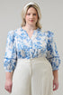 Juba Floral Vale Long Sleeve Top Curve