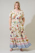 Miraflor Rony Smocked Maxi Dress Curve