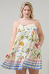 Miraflor Jenny Shift Mini Dress Curve