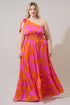 Pacey Floral Bayou One Shoulder Maxi Dress Curve