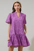 Ivy Eyelet Azari Shift Mini Dress