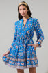 Tali Floral Maddy Button Up Mini Dress