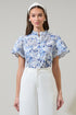 Francine Toile Fabiola Ruffle Top
