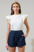 Karis Ruffle Knit Top