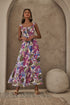 Evren Tropics Tayla Smocked Maxi Dress