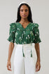 Kestrel Floral Auria Puff Sleeve Top
