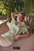 Kiany Floral Ina Button Up Top