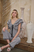 Dovery Gingham Leoti Ruffle Babydoll Top