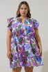Evren Tropics Sardy Mini Dress Curve