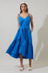 Isalina High-Low Midi Dress