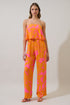 Mexia Floral Elvie Strapless Jumpsuit