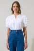 Court Button Down Top