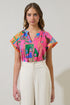 Lanus City Ayla Split Neck Top
