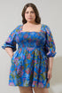 Sunlit Floral Niko Smocked Mini Dress Curve