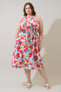 Yani Floral Luvi Sleeveless Midi Dress Curve