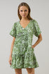 Irenan Leaf Ashby Shift Mini Dress