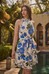 Zurie Floral Siana Halter Dress