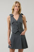Giany Button Down Bow Vest