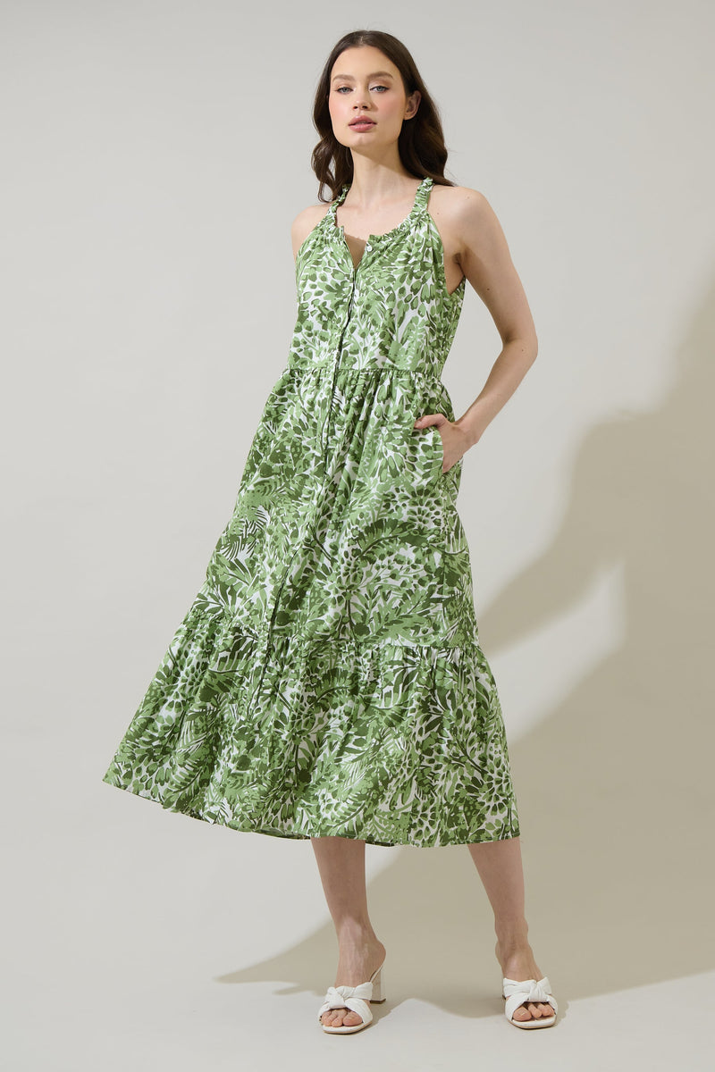 ワンピース apolina Flora Dress onepiece2-3y 22aw Irenan Leaf Zelie Sleeveless Midi Dress – Sugarlips