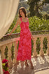 Darline Floral Bary Smocked Maxi Dress