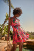 Beal Tropical Toledo Tiered Mini Dress