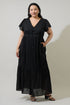 Brigid Blissa Button Midi Dress Curve