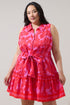 Rency Floral Zady Sleeveless Mini Dress Curve